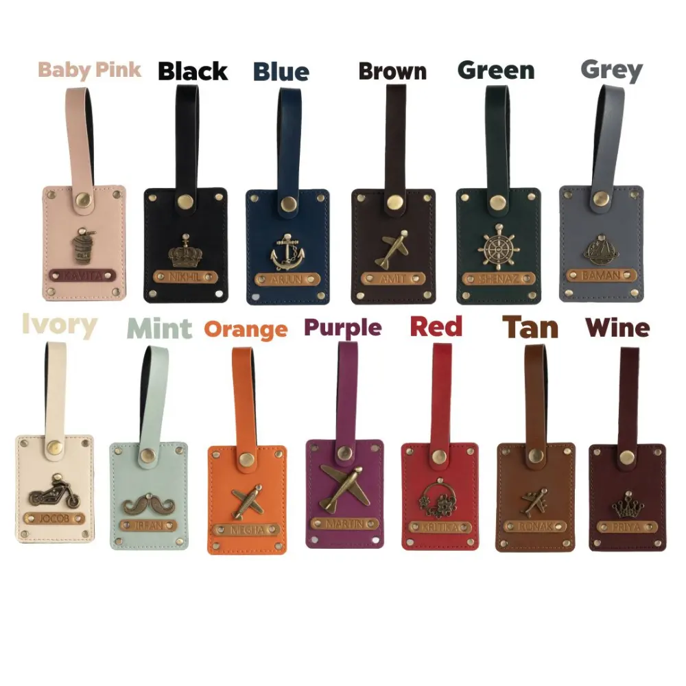 Purchase durable customised suitcase tag for travel